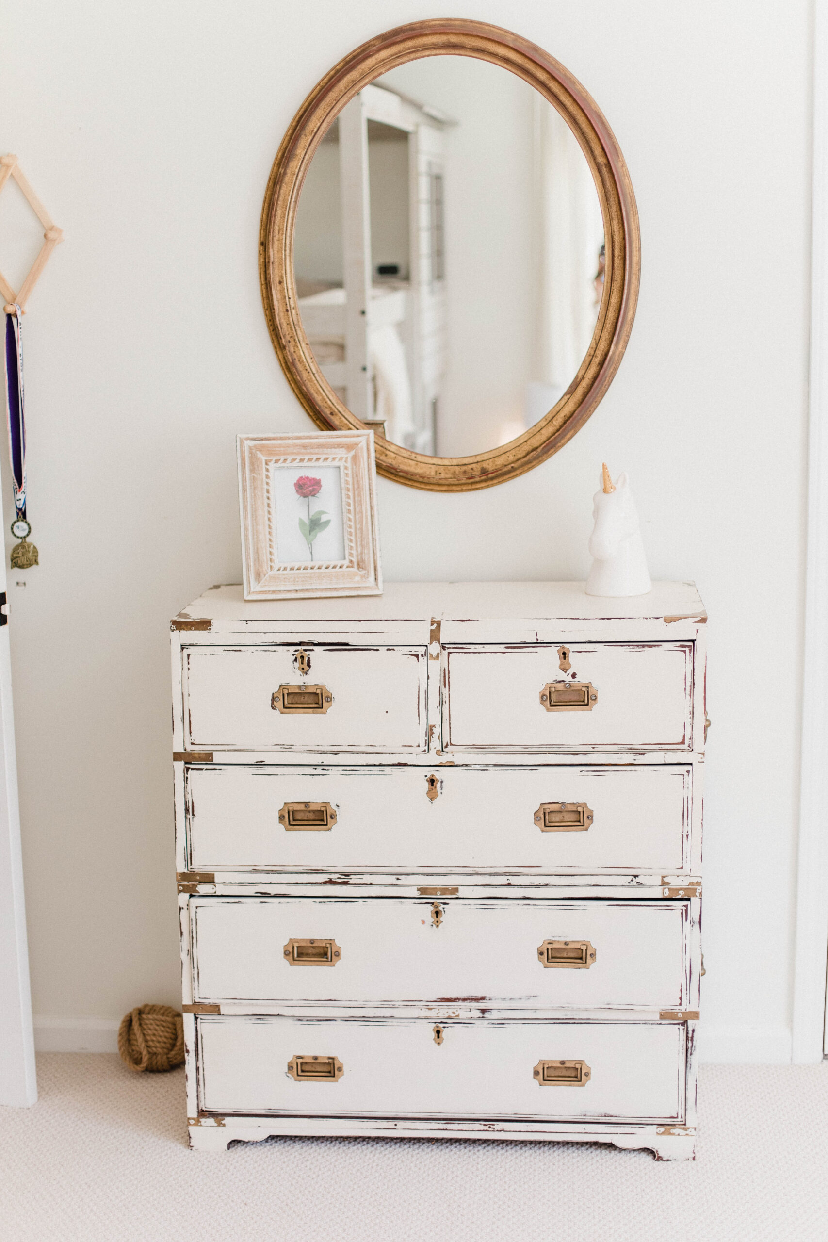 Connecticut life and style blogger Lauren McBride shares her daughter's bedroom - a fun, girly, and sophisticated space for a growing little girl. 