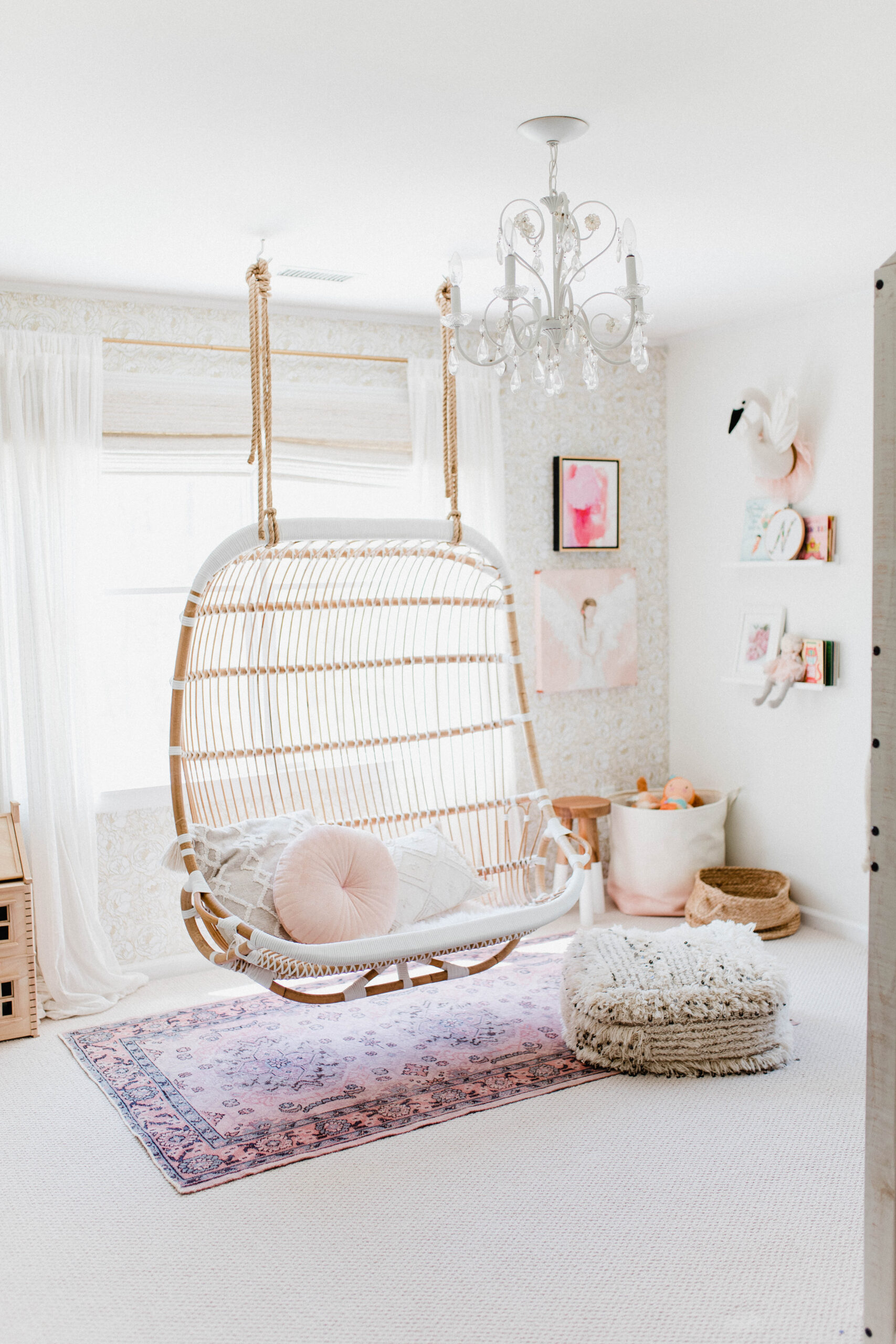 Connecticut life and style blogger Lauren McBride shares her daughter's bedroom - a fun, girly, and sophisticated space for a growing little girl. 