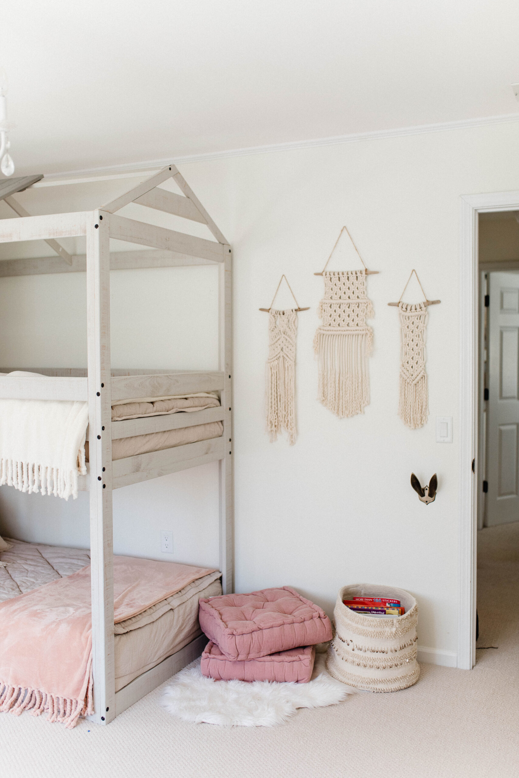 Connecticut life and style blogger Lauren McBride shares her daughter's bedroom - a fun, girly, and sophisticated space for a growing little girl. 