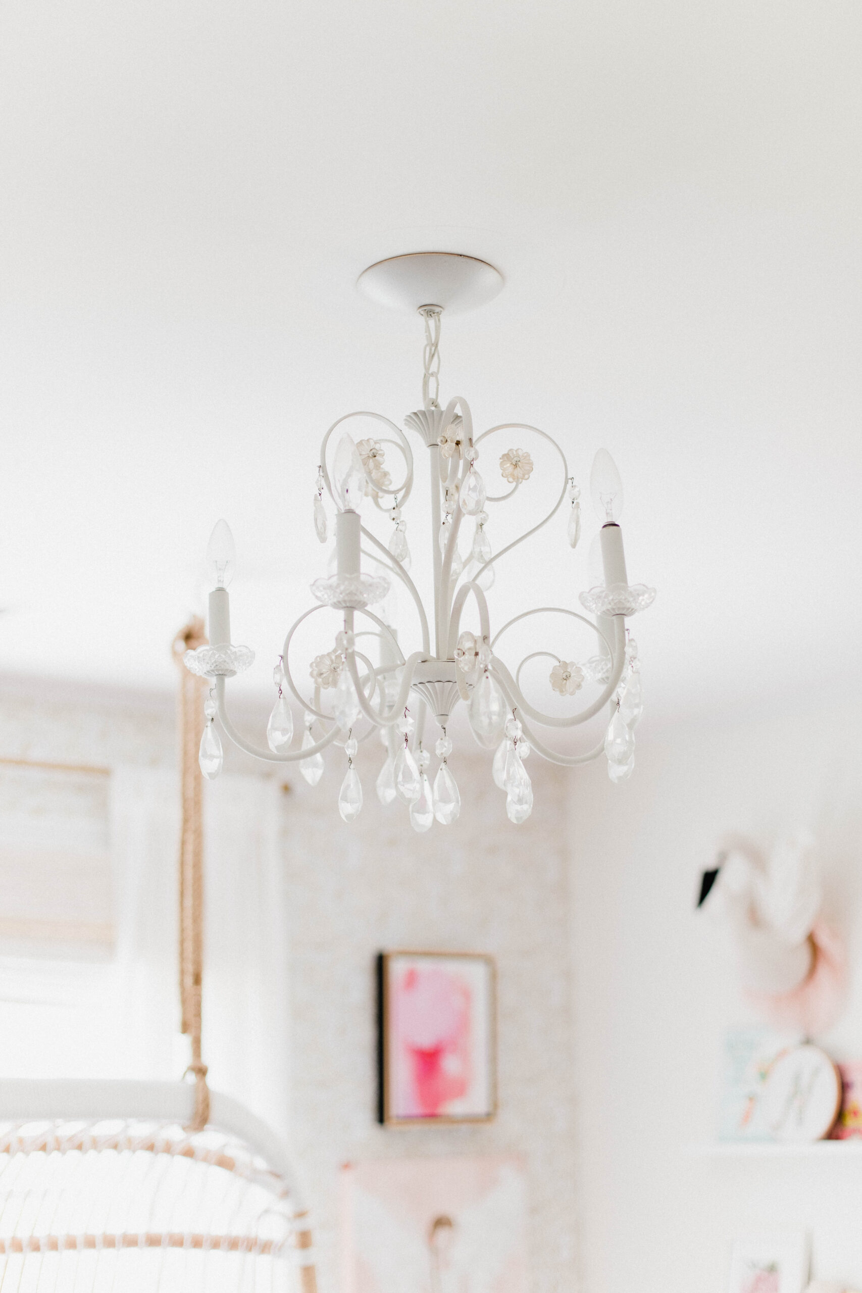 Connecticut life and style blogger Lauren McBride shares her daughter's bedroom - a fun, girly, and sophisticated space for a growing little girl. 