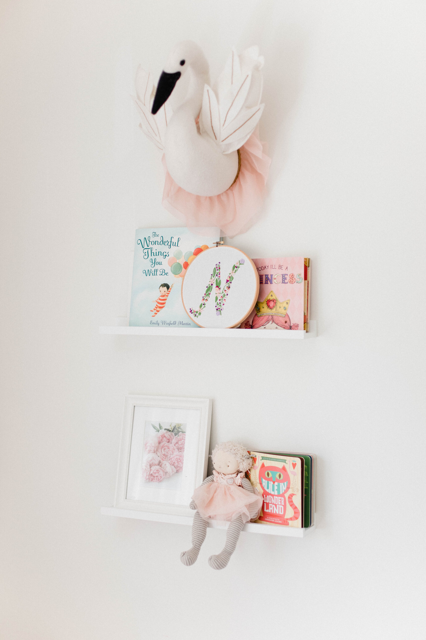 Connecticut life and style blogger Lauren McBride shares her daughter's bedroom - a fun, girly, and sophisticated space for a growing little girl. 