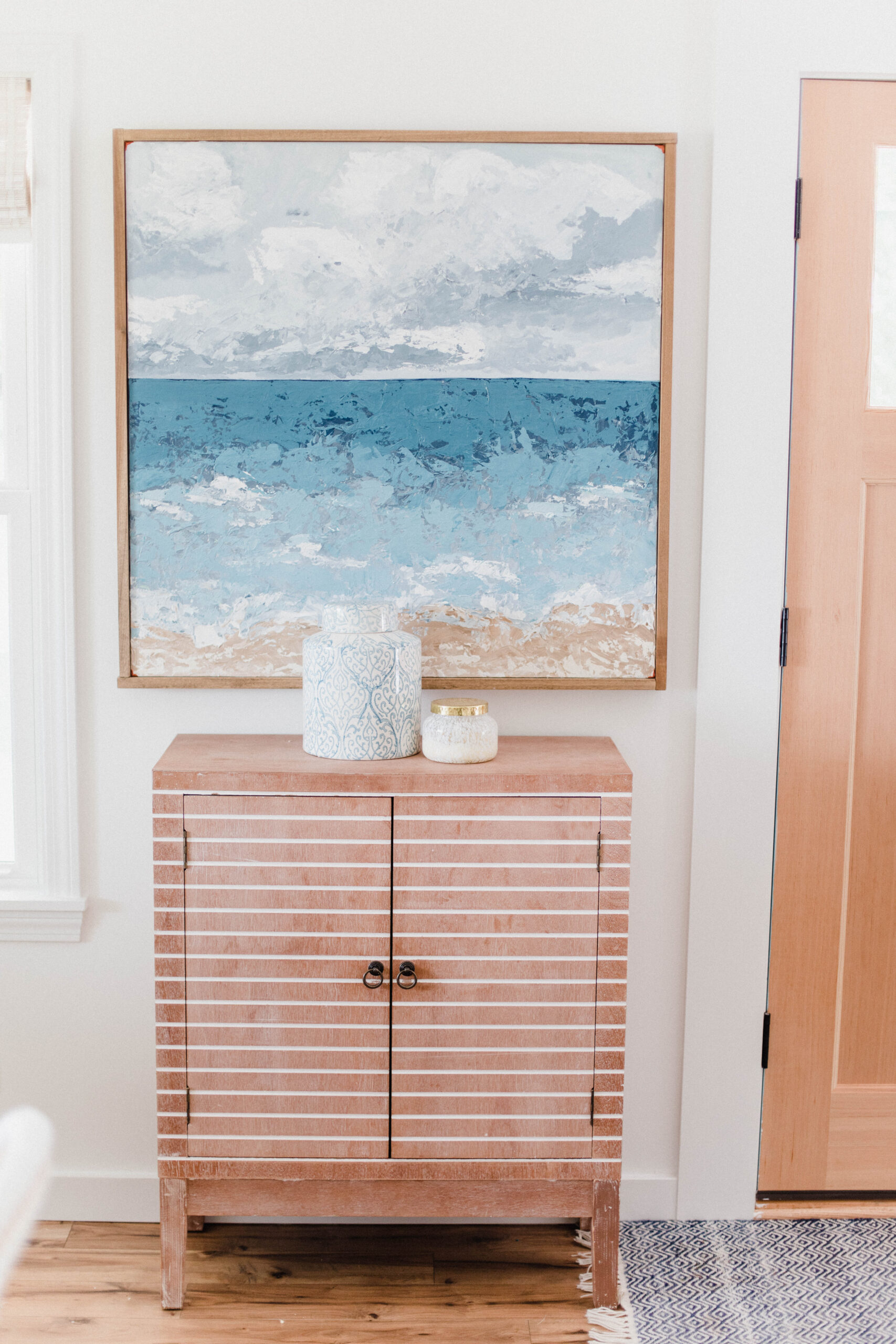 Connecticut life and style blogger Lauren McBride give a peek into her modern coastal dining room, including a source list.