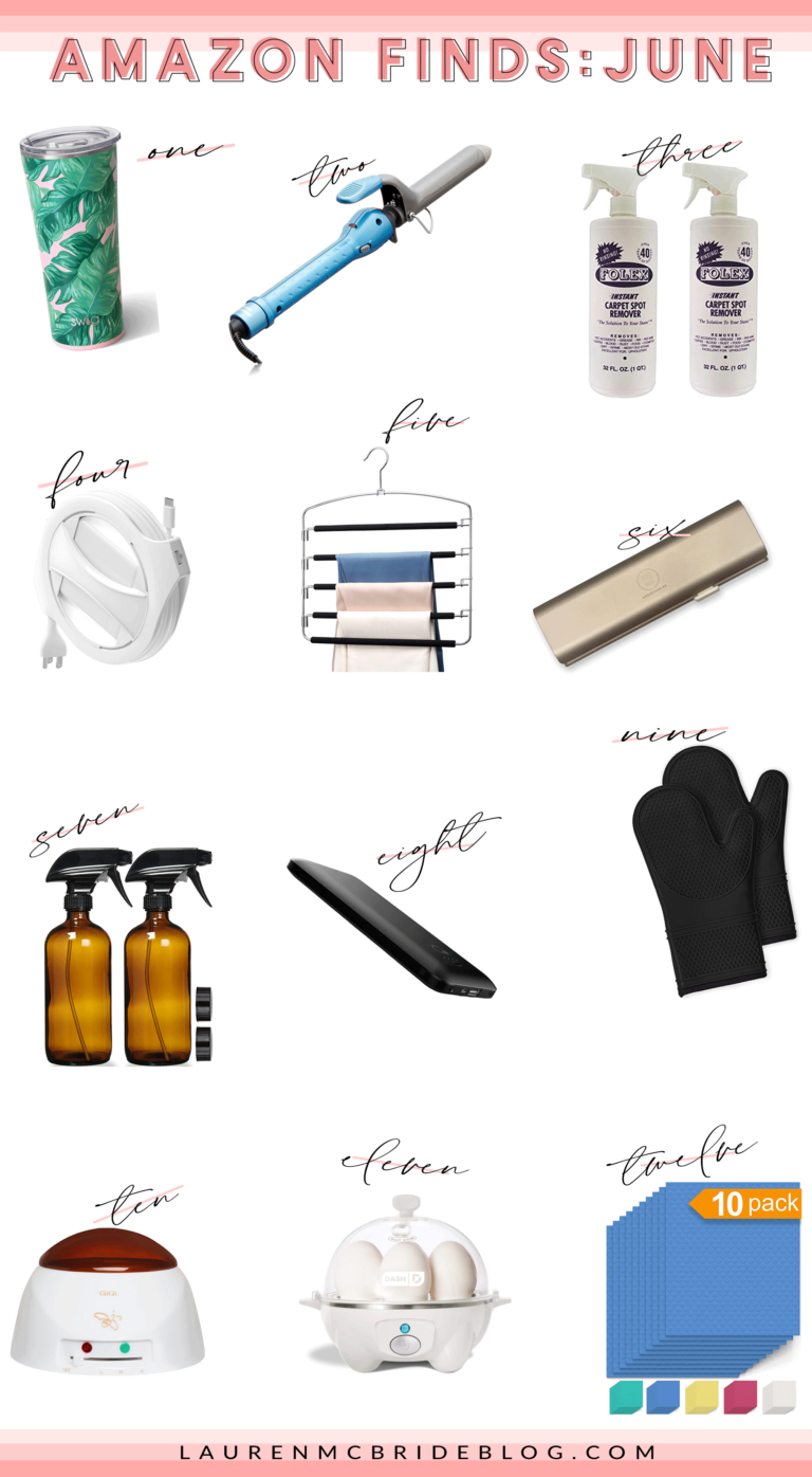Looking for the best amazon finds this month? Connecticut Lifestyle Blogger Lauren McBride is sharing her top amazon finds: June edition HERE!