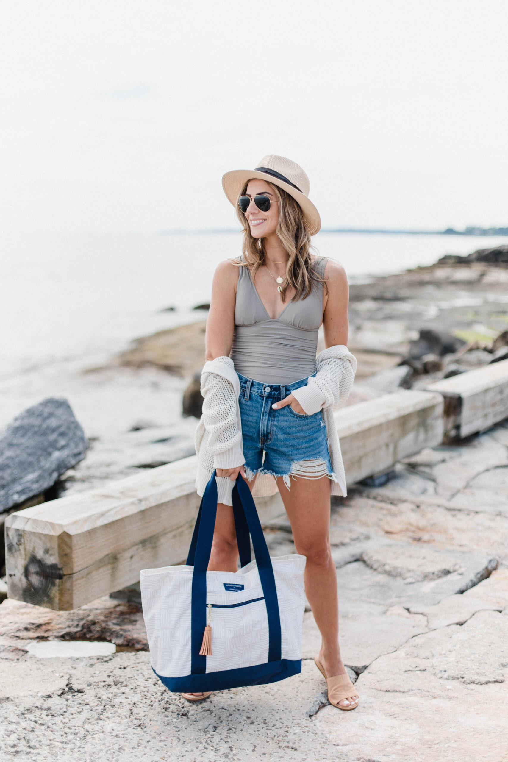 Connecticut life and style blogger Lauren McBride shares her newest launch with Logan and Lenora, featuring a basketweave print style.