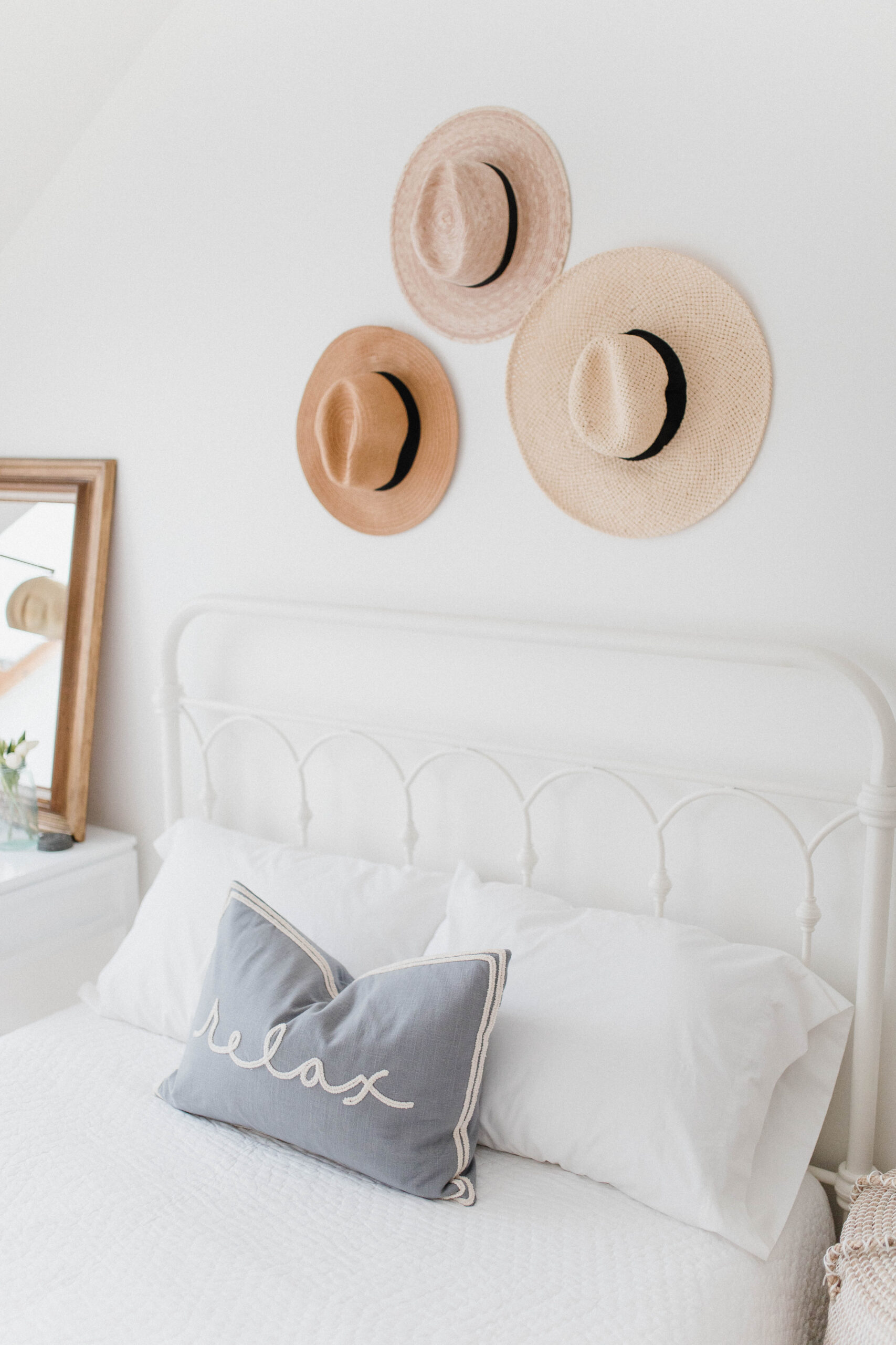 Connecticut life and style blogger Lauren McBride shares a relaxing retreat with her coastal-inspired guest room 