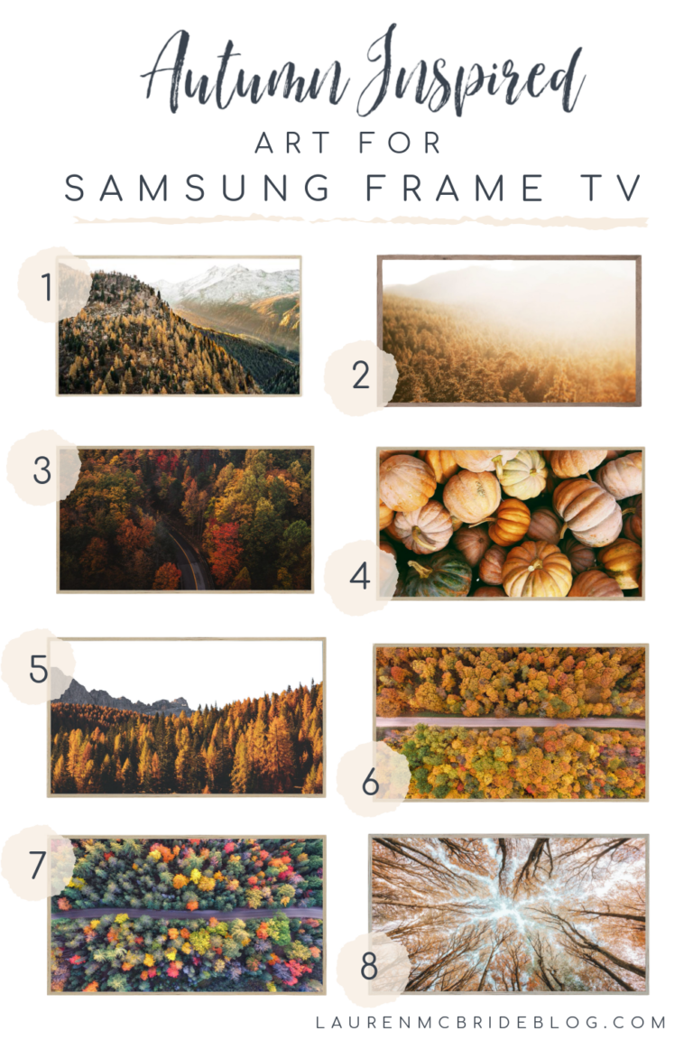 Autumn Inspired Samsung Frame TV Art