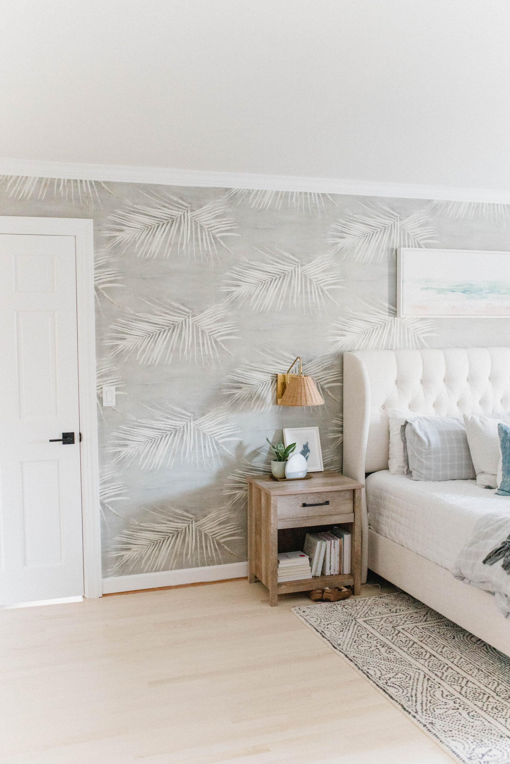 Connecticut life and style blogger Lauren McBride shares how she installed traditional wallpaper and what she learned in the process.