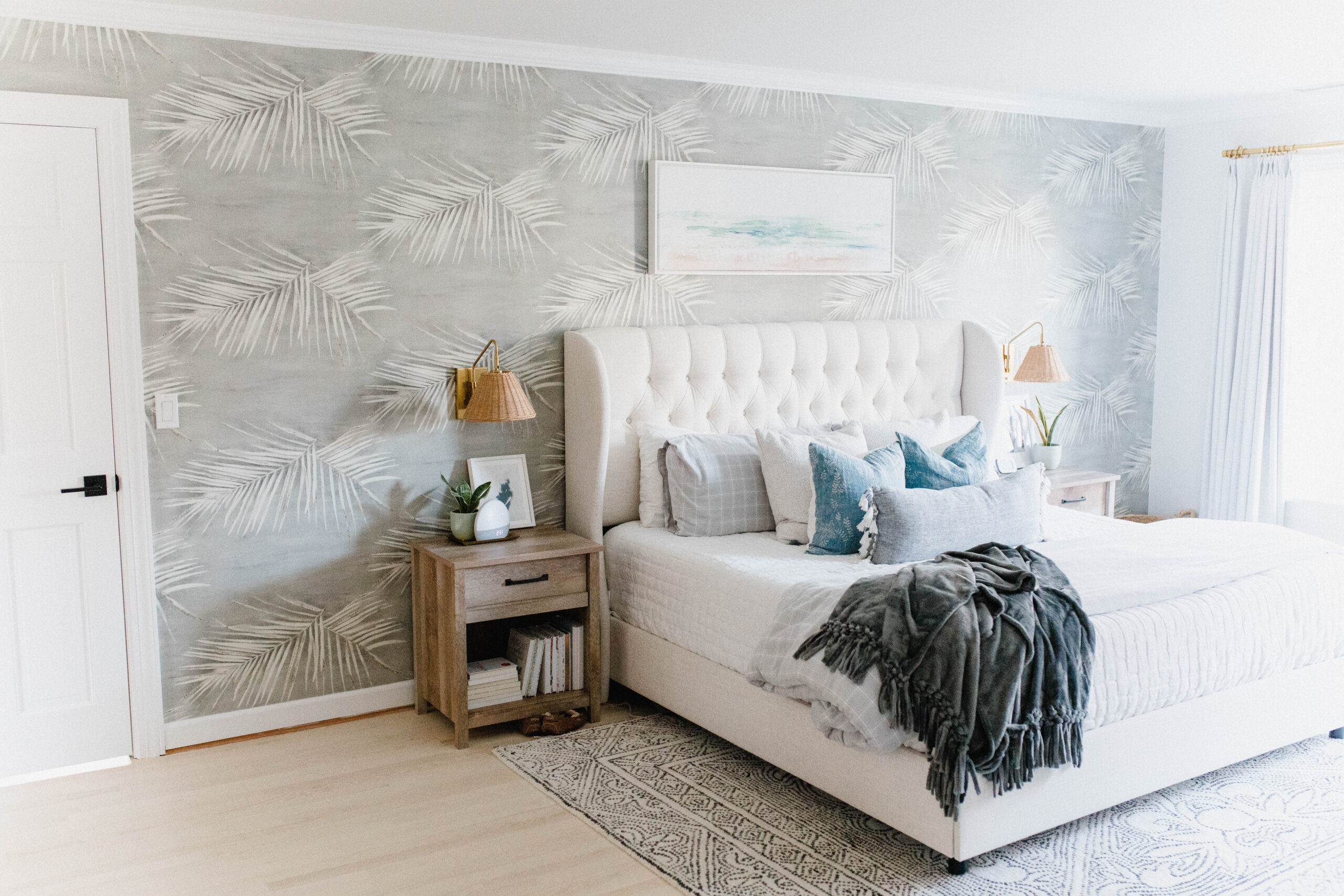 Connecticut life and style blogger Lauren McBride shares how she installed traditional wallpaper and what she learned in the process.