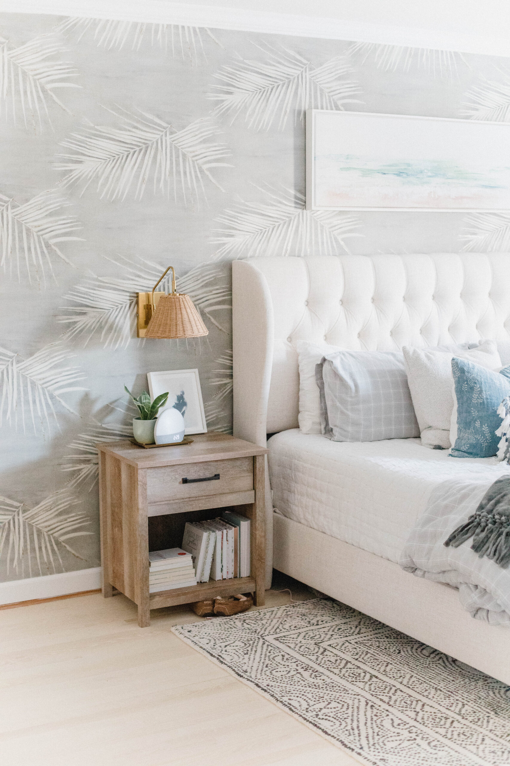 Connecticut life and style blogger Lauren McBride shares how she installed traditional wallpaper and what she learned in the process.