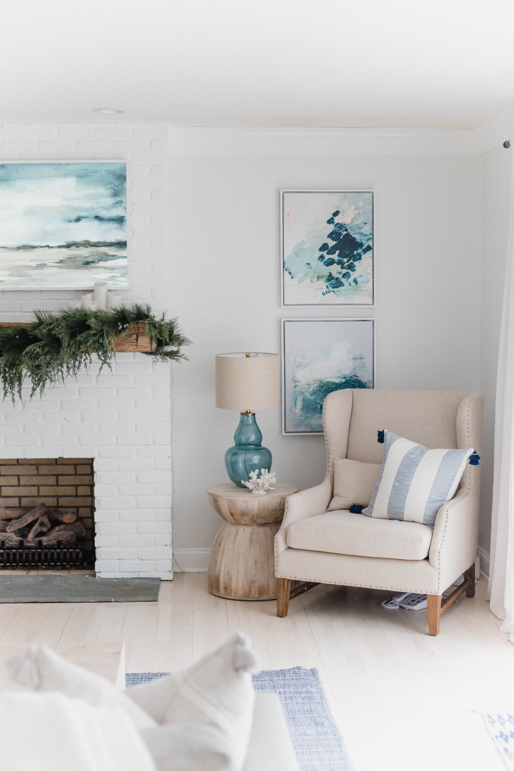 Connecticut life and style blogger Lauren McBride shares the paint colors in her home and one tip on selecting paint colors. 