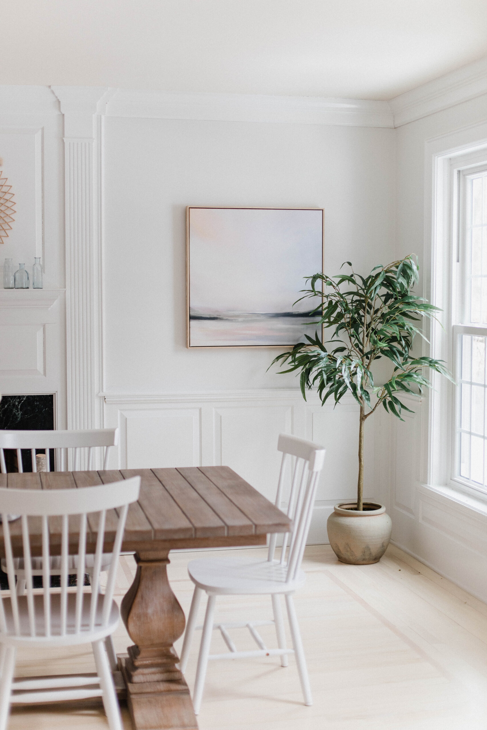 Connecticut life and style blogger Lauren McBride shares the coastal artwork in her modern coastal inspired home.