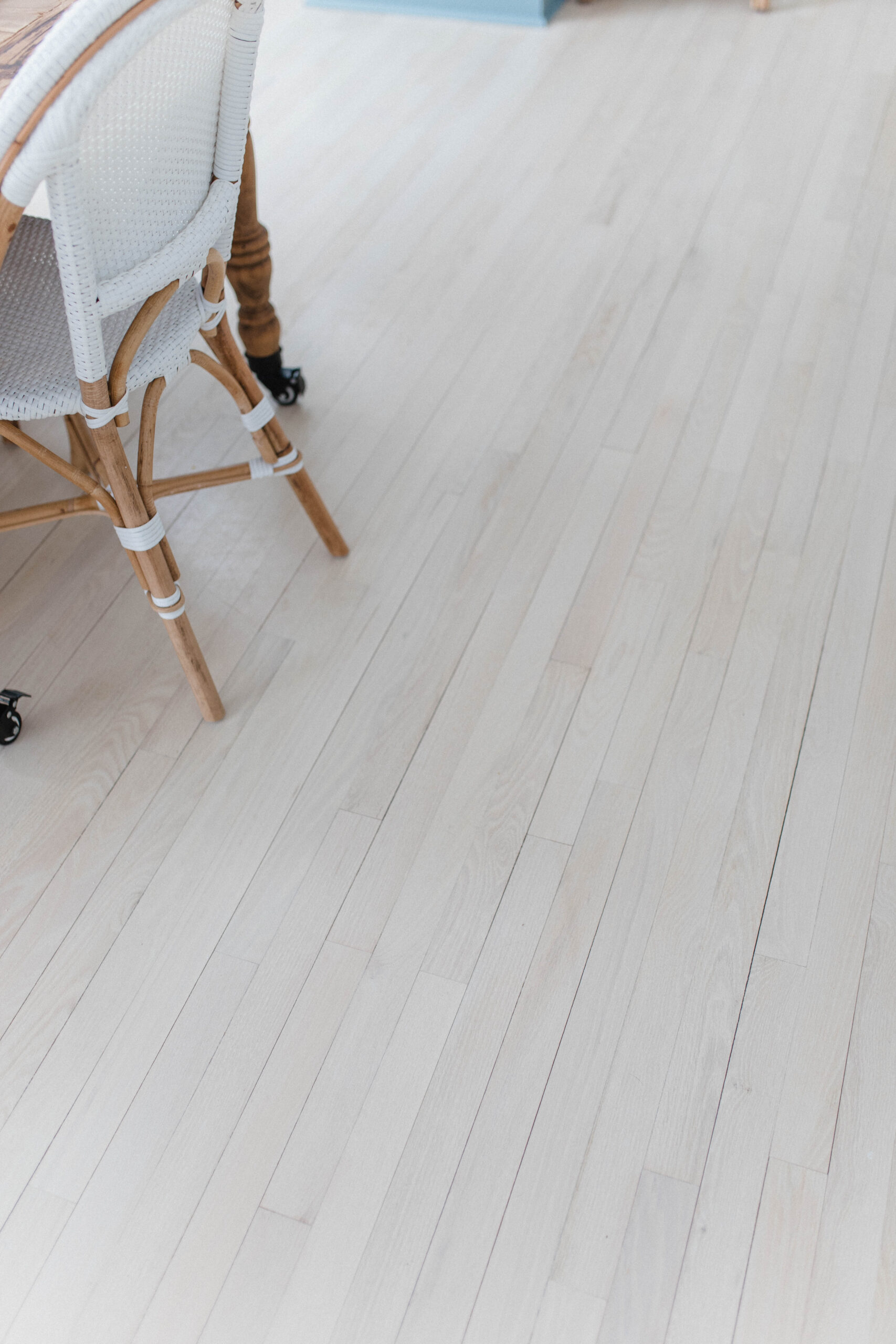 Bleached White Wood Flooring