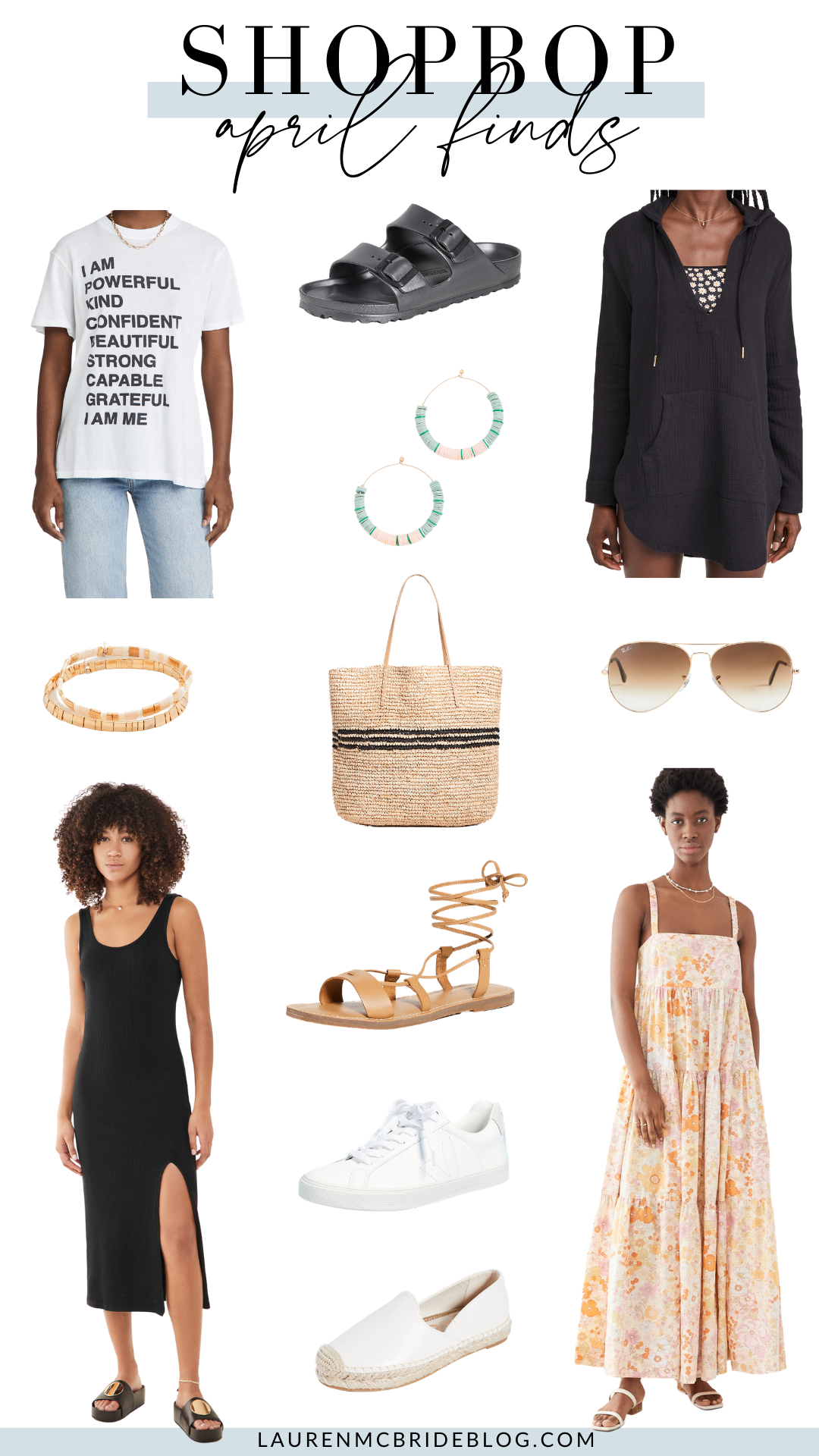 Connecticut life and style blogger Lauren McBride shares a round up of spring and summer items from Shopbop.