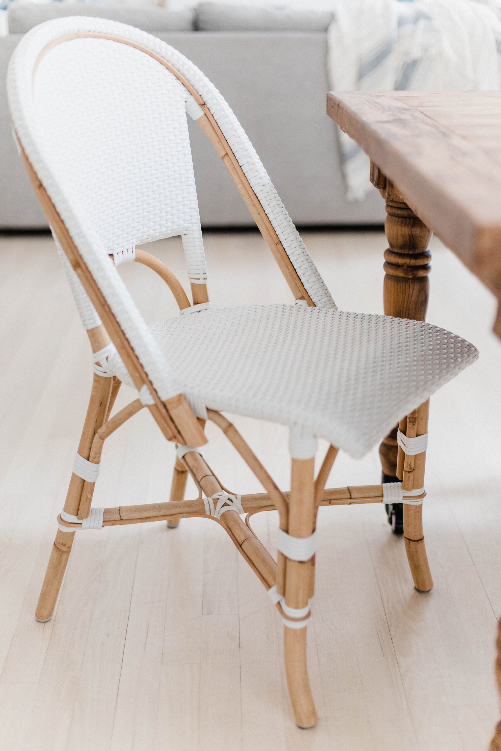 Connecticut life and style blogger Lauren McBride shares a Serena and Lily Riviera Chair Review, including comfort, durability, and more. 