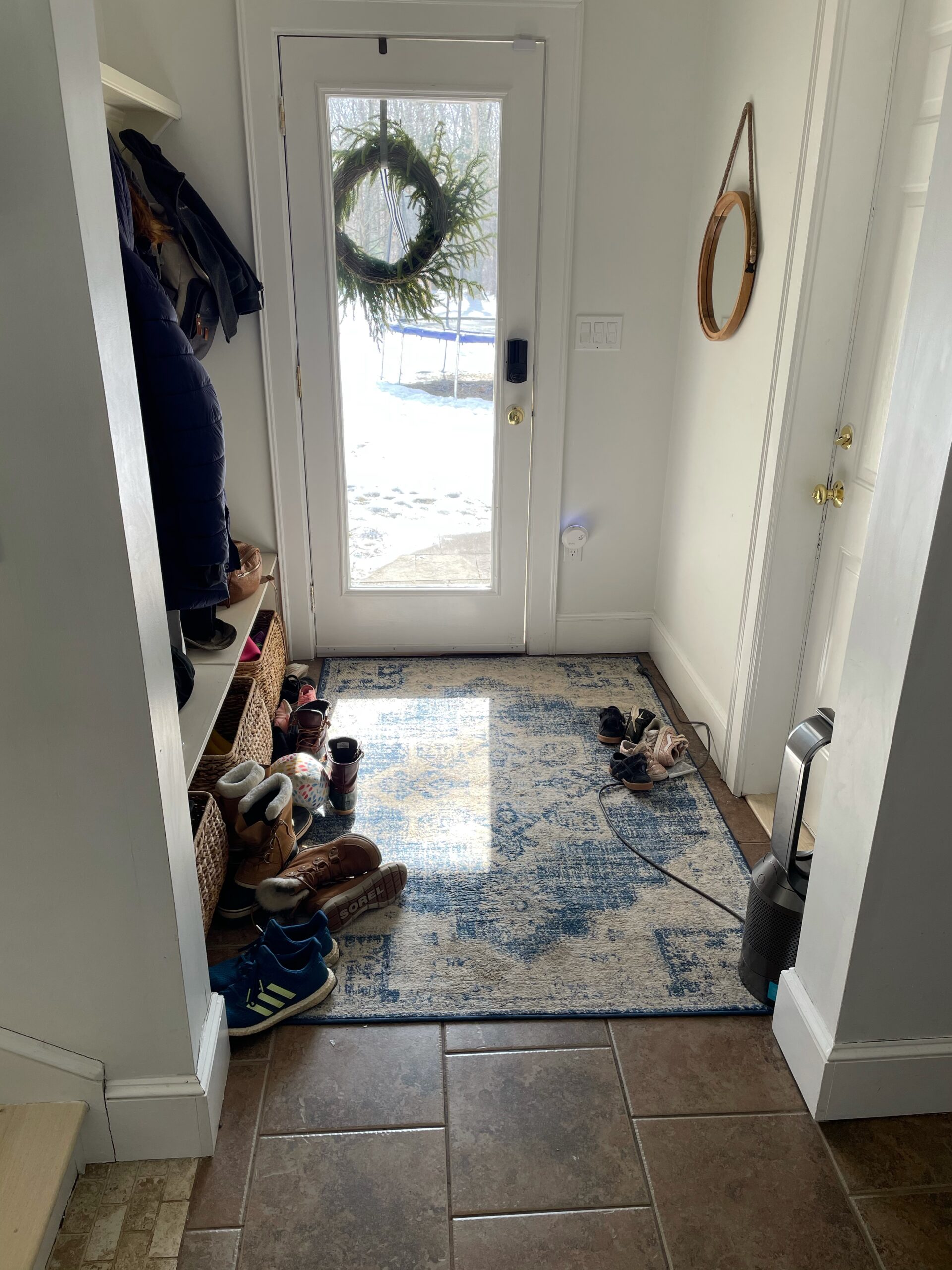 Modern Coastal Mudroom & Bathroom - Lauren McBride