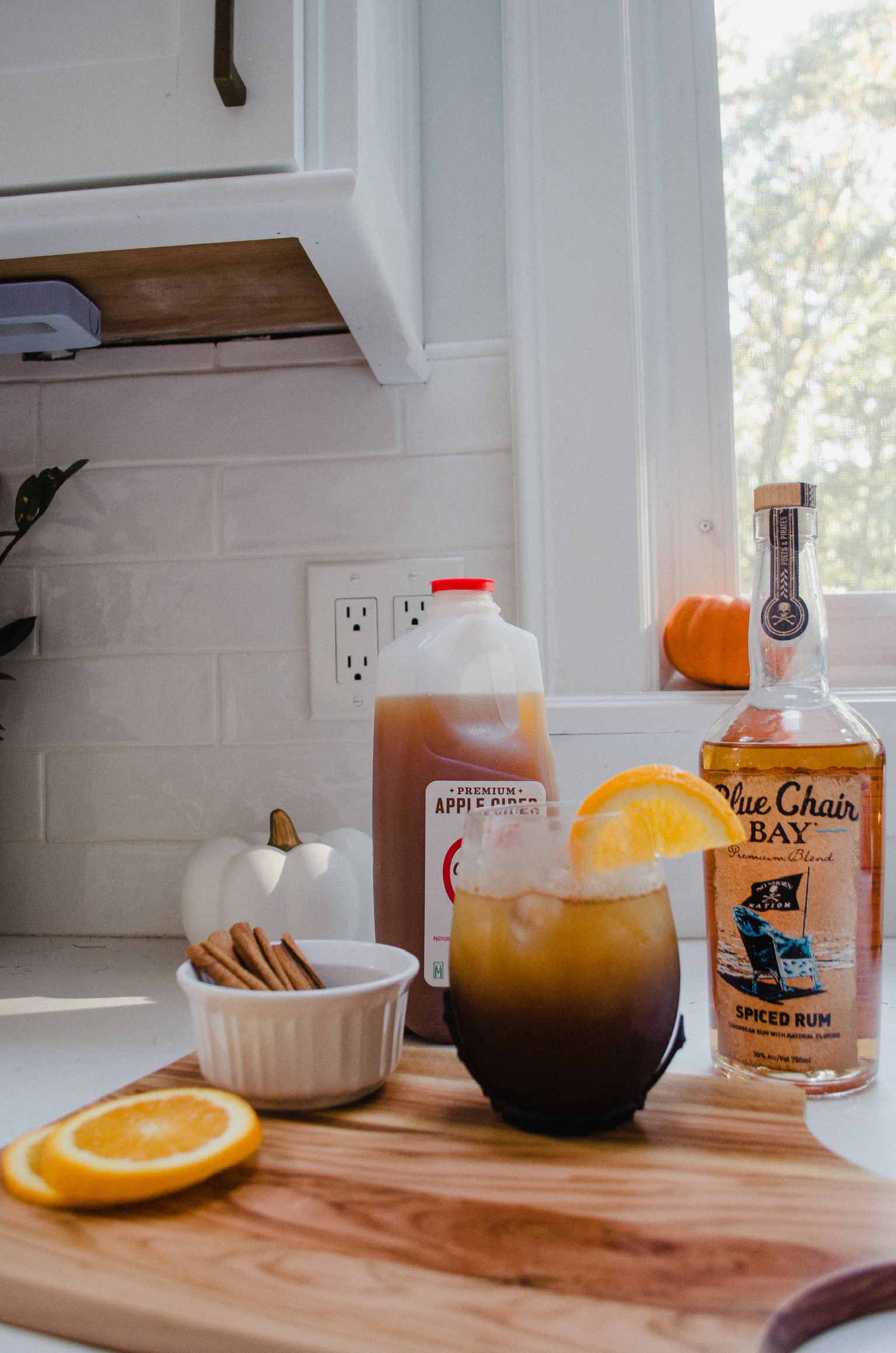 Connecticut life and style blogger Lauren McBride shares a Fall Rum Punch - a delicious fall twist on a summertime favorite.