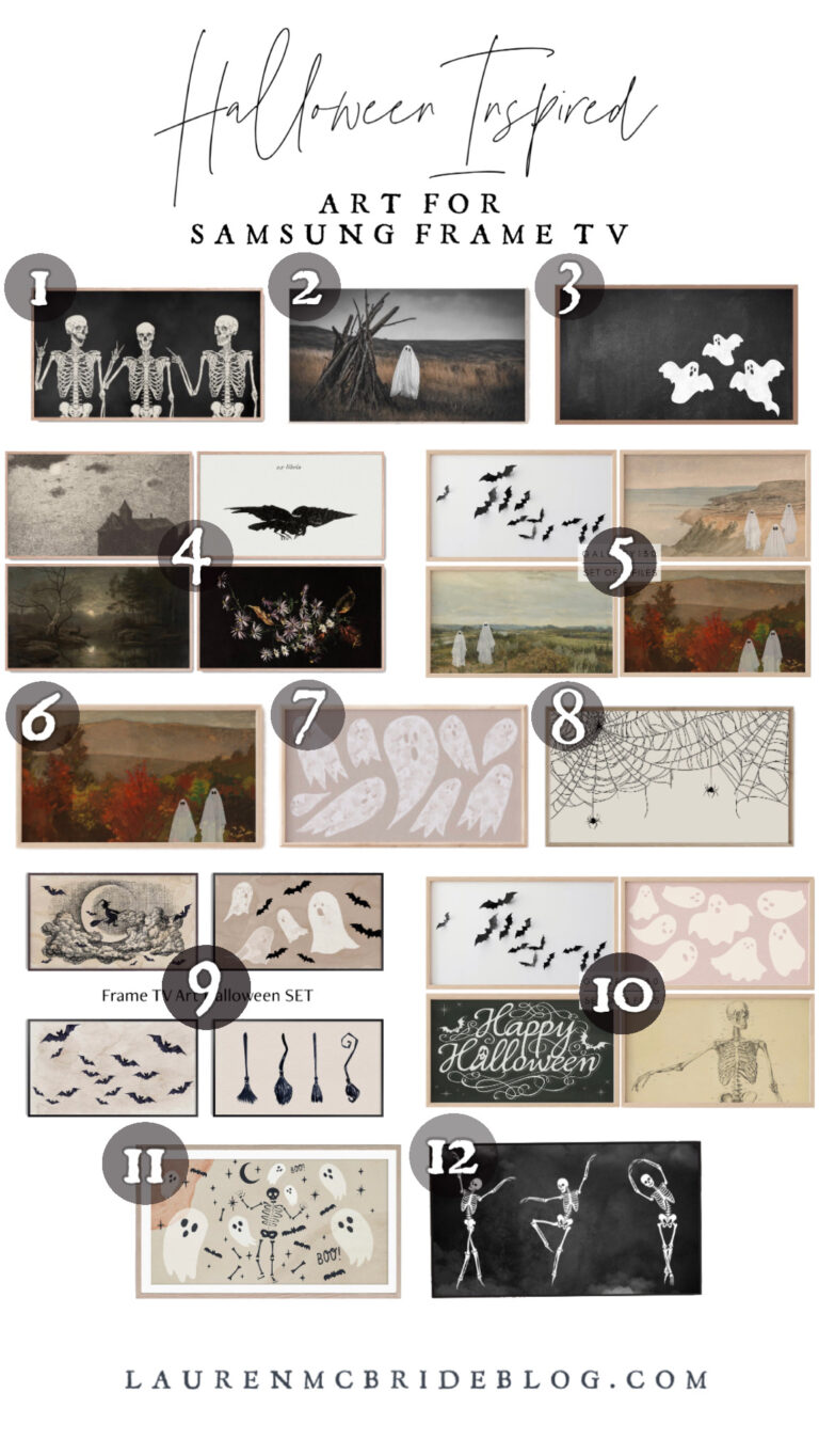 Halloween Inspired Samsung Frame TV Art