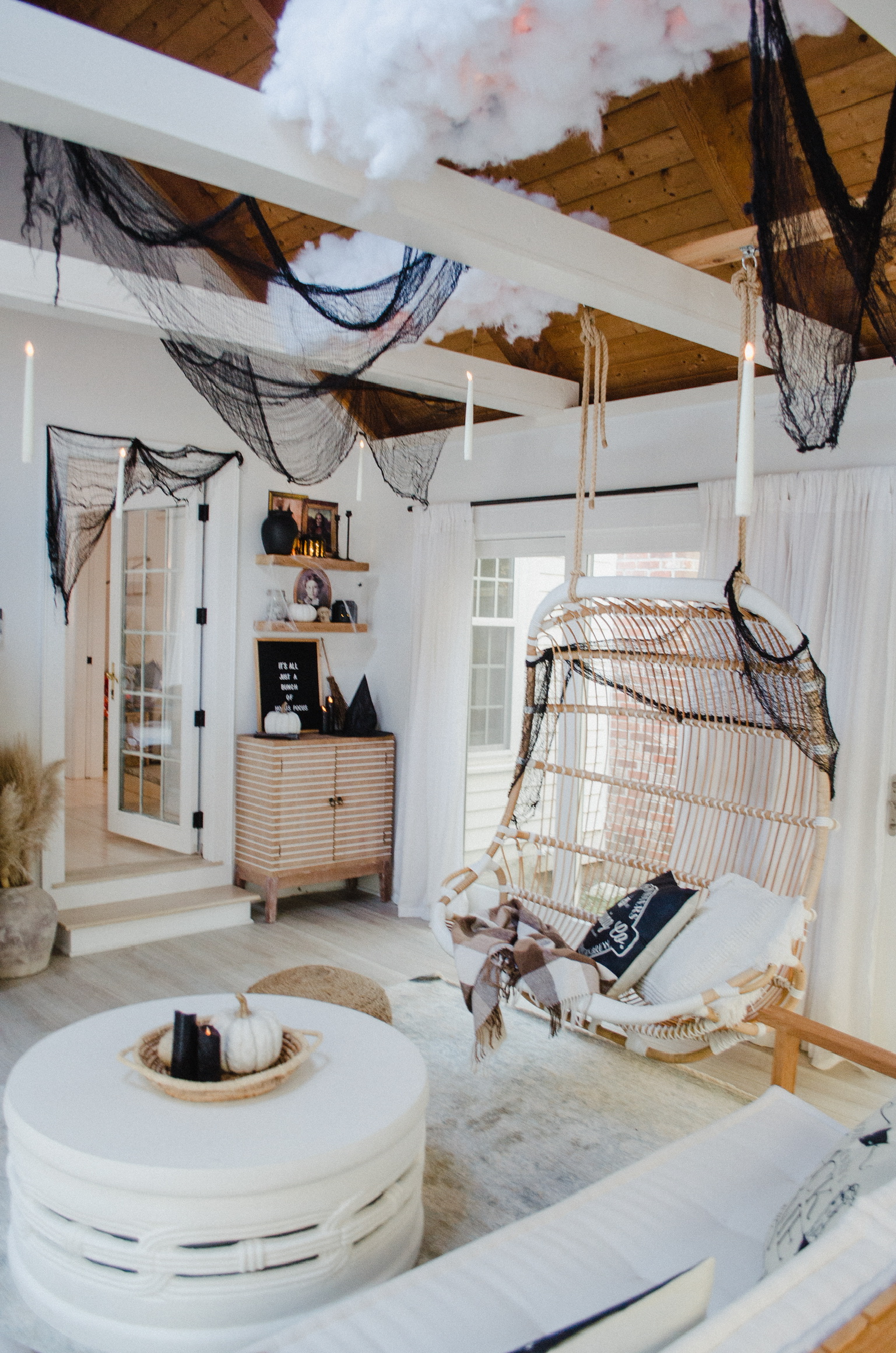 Connecticut life and style blogger Lauren McBride shares Halloween Party Decor Ideas, including Harry Potty themed and neutral decor.