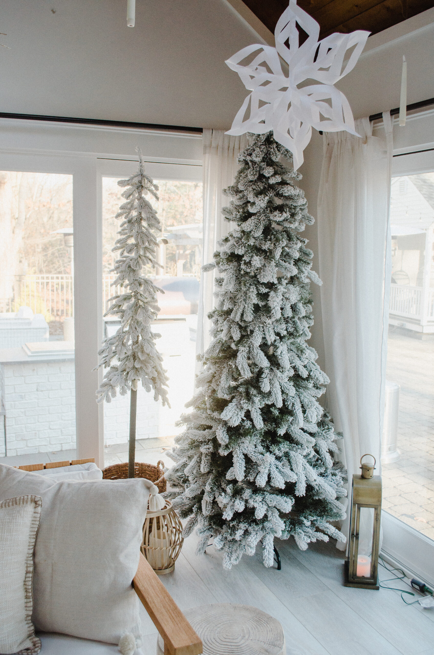 Connecticut life style blogger Lauren McBride shares a photo of her Enchanted Forest Christmas decor.