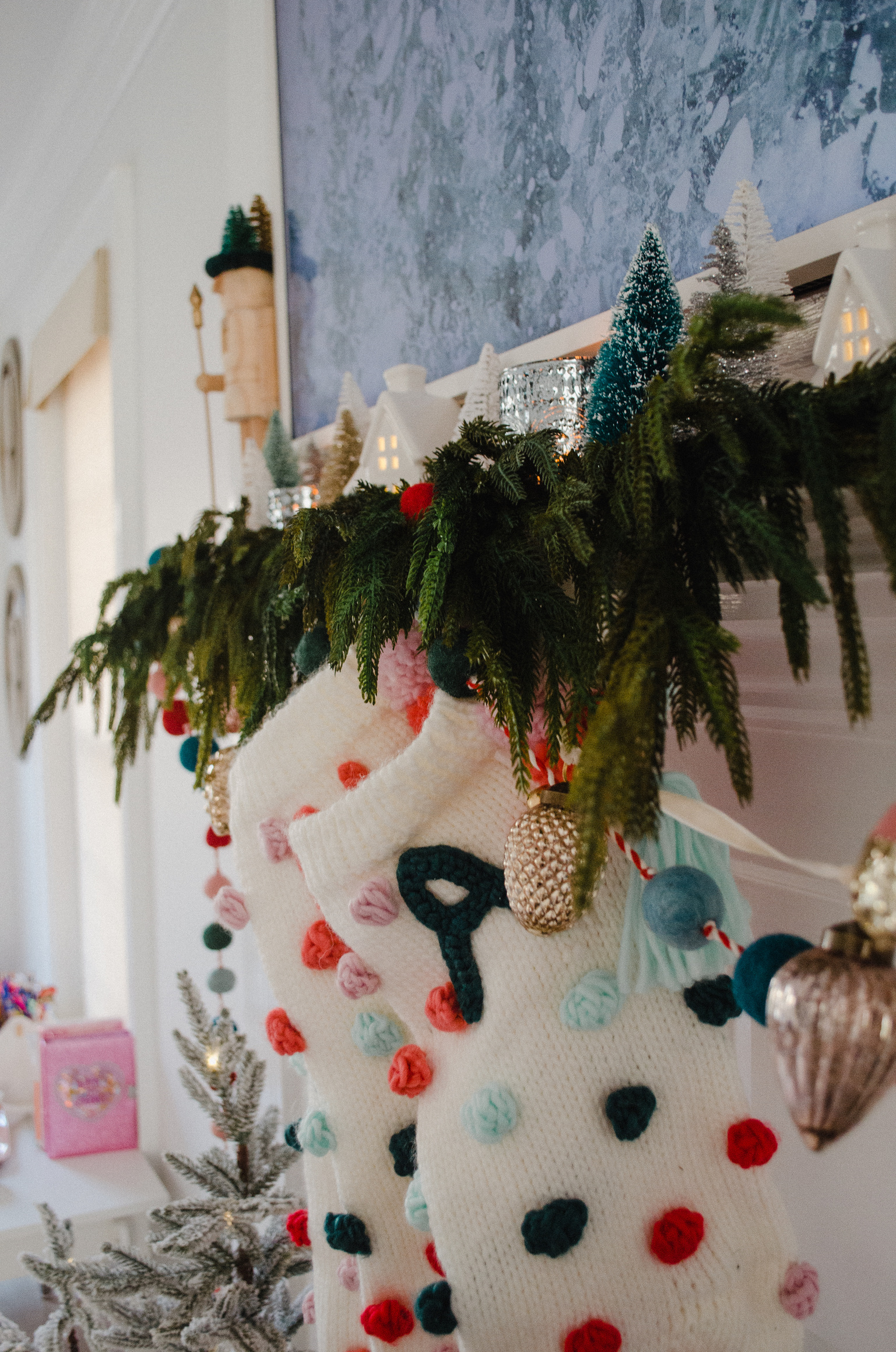 Whimsical Christmas Mantle - Lauren McBride