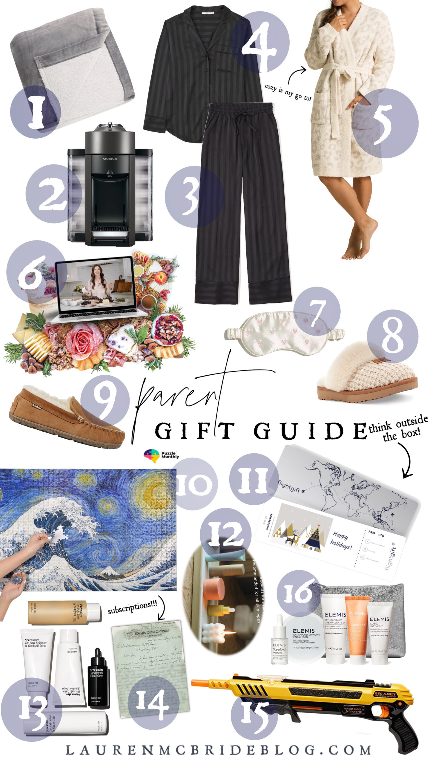 Connecticut lifestyle blogger Lauren McBride shares her 2022 gift guide for in-laws/parents.