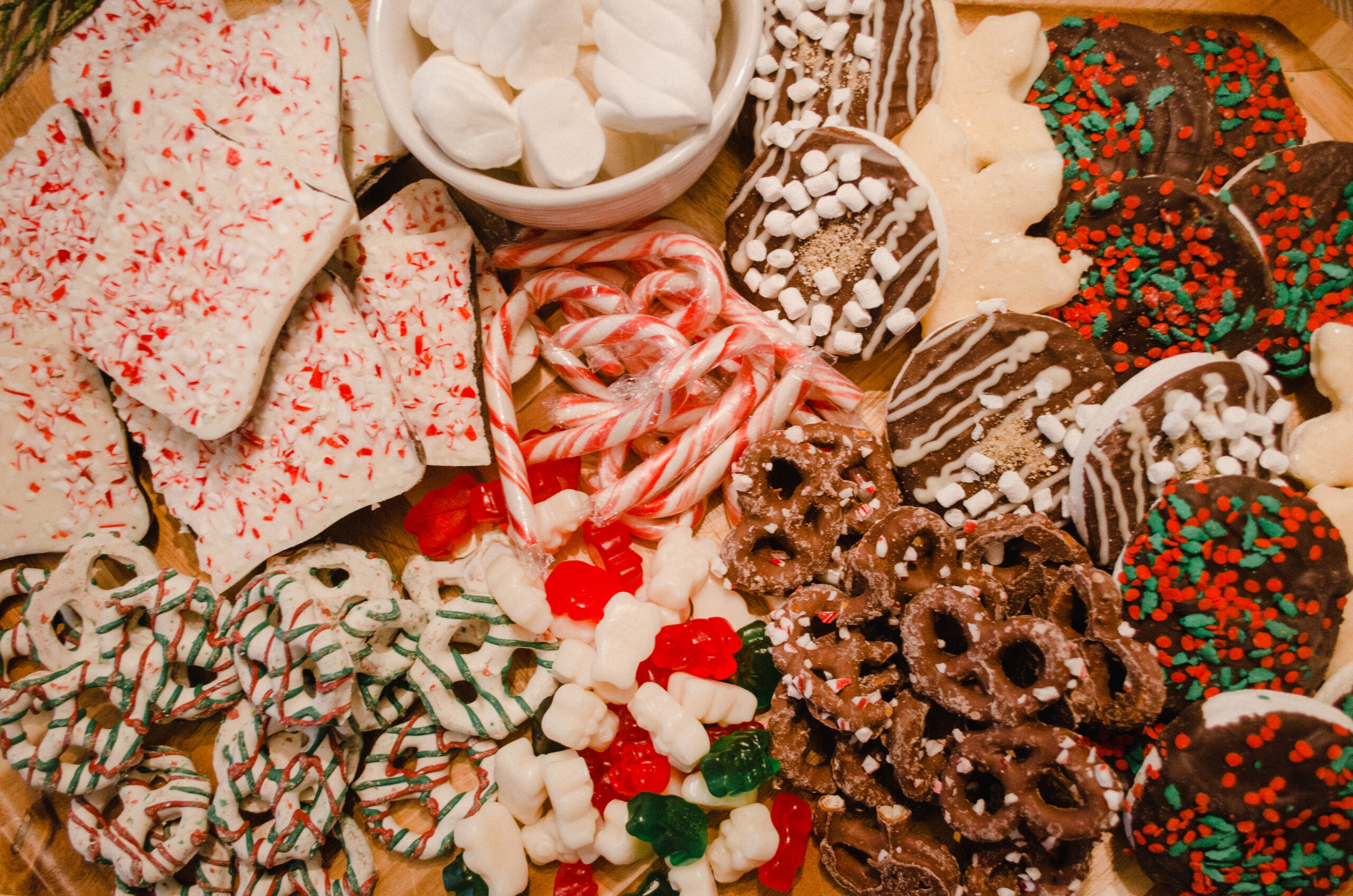 Connecticut life style blogger Lauren McBride shares a photo of her Holiday Charcuterie Board.