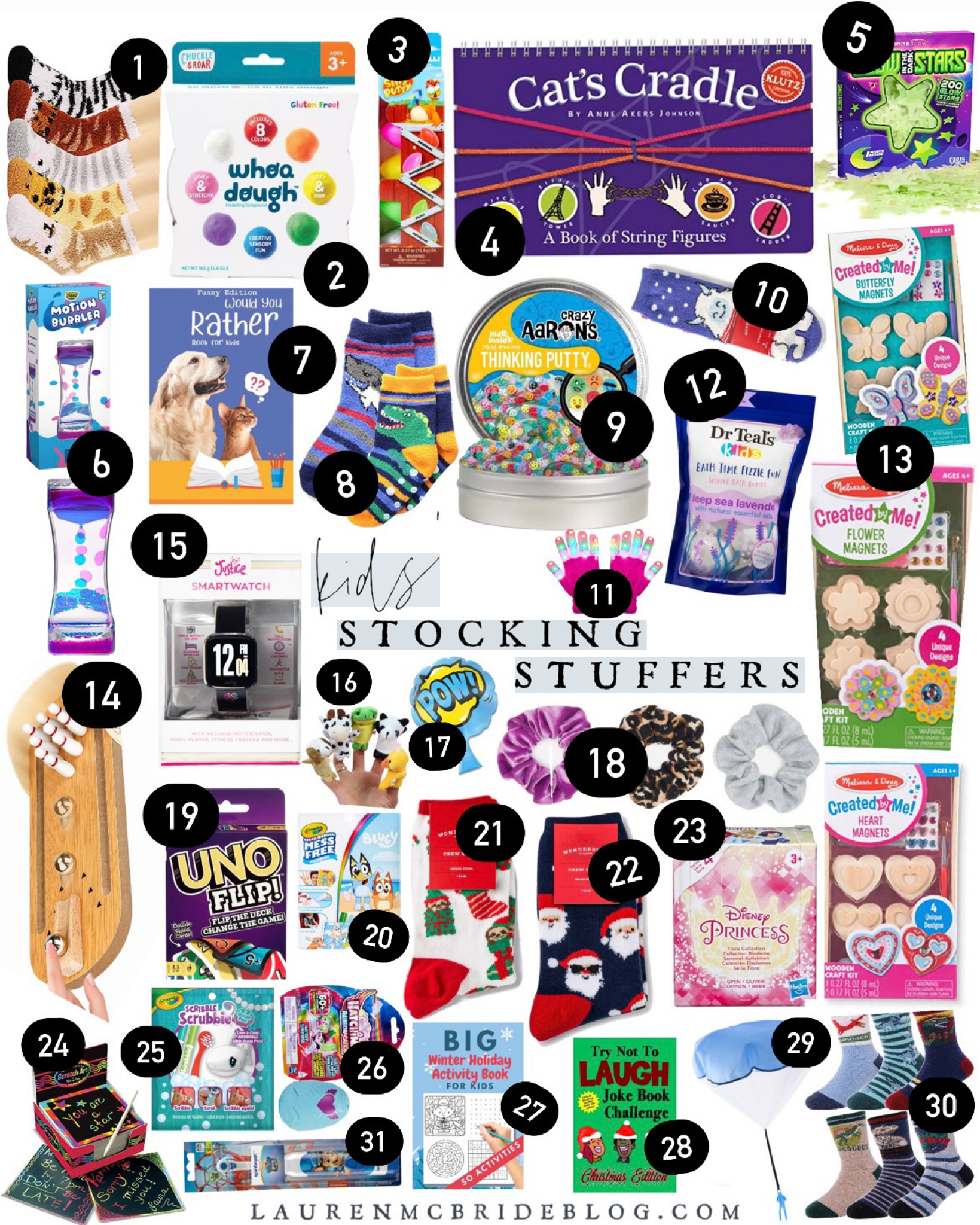 Family Stocking Stuffer Ideas - Made by a Princess