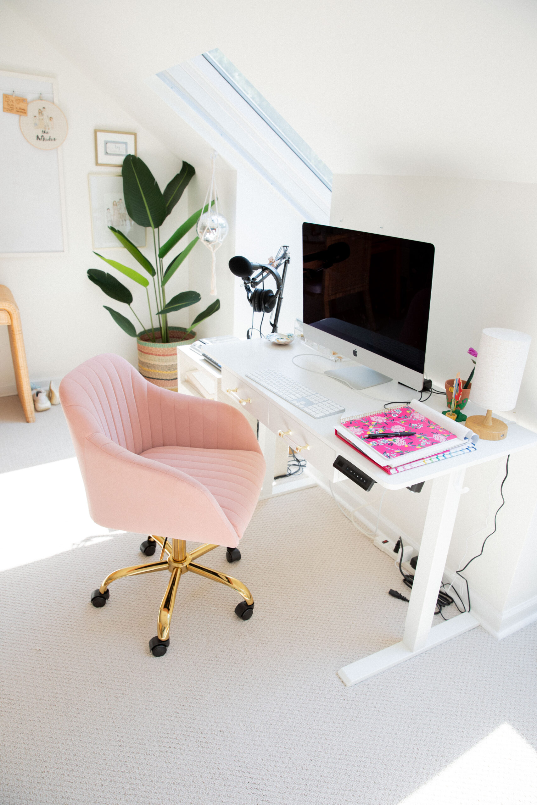 Home Tour: Home Office  Redecorating My Home Office to Combat Seasonal  Depression - Lauren McBride