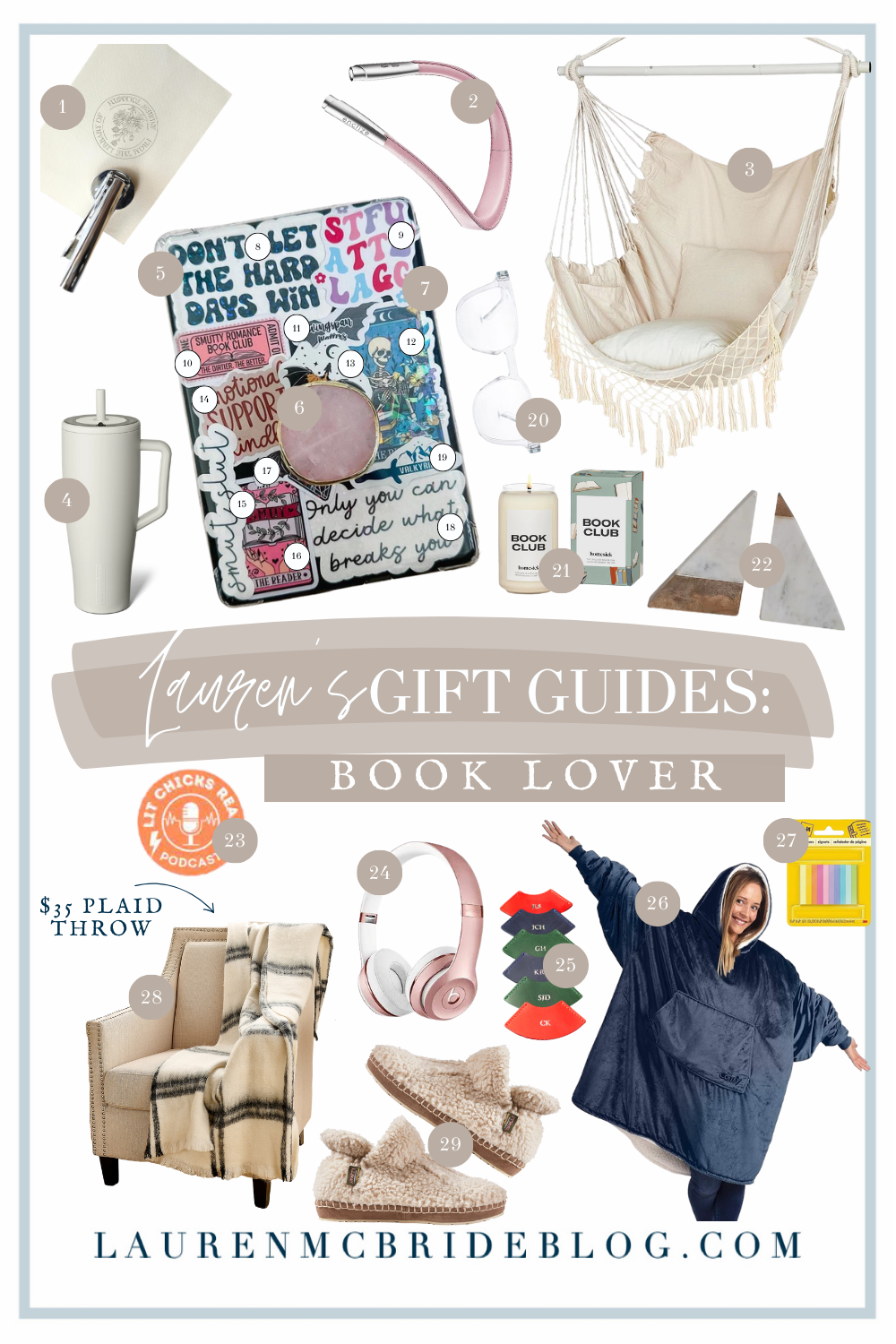 The Book Lovers Gift Guide - Oak + Oats