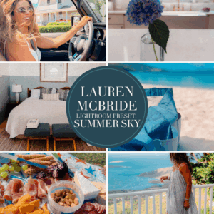 Lauren McBride Lightroom Preset: Summer Sky