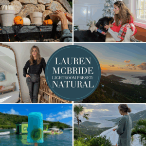 Lauren McBride Lightroom Preset: Natural