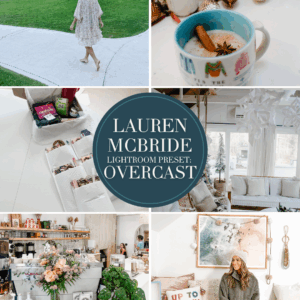 Lauren McBride Lightroom Preset: Overcast