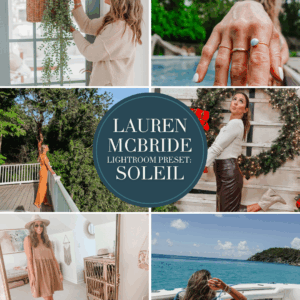 Lauren McBride Lightroom Preset: Soleil
