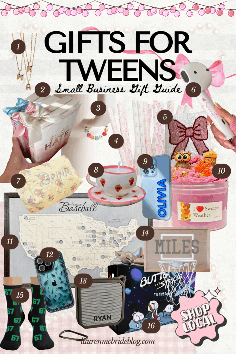 Guide to the Best Small Business Gifts for Tweens (Ages 8–12): 16 Fun & Trendy Gifts They’ll Actually Love